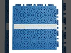 Dalles de court de basketball emboîtables 340x340mm Revêtement de sol sportif en polypropylène