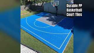Le terrain de basket PP de garantie de 10 ans couvre de tuiles 340x340mm