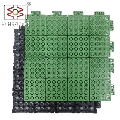 Résistant aux UV 1,81 cm Carreaux de sol de sport épais 34x34 cm Carreaux de sol de volley-ball