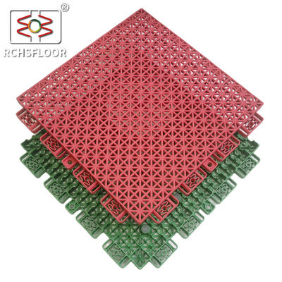 30% absorbeurs de chocs carreaux de cour de volley-ball carreaux de plancher CE RoSH