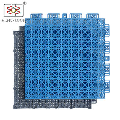 Carreaux de sol en PP résistant aux UV 25x25 cm Absorbant les chocs 30%