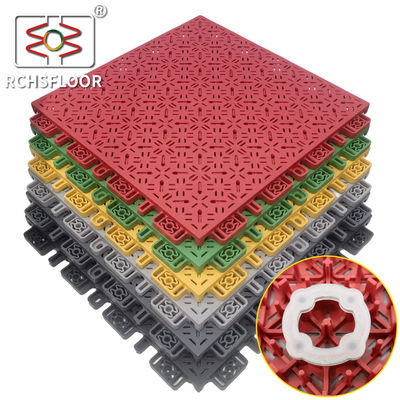 Les carreaux sportifs modulaires en PP de 18 mm 595g/Pc