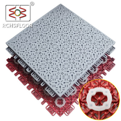 Carreaux de sport modulaires en polypropylène antidérapant