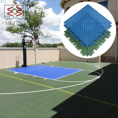 Carreaux de plancher de terrain de basket-ball résistant aux intempéries