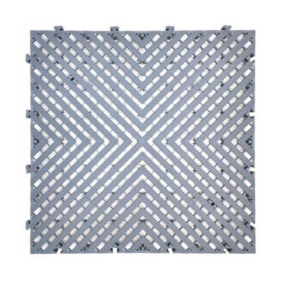 Carreaux de sol de garage ventilés en PVC 400*400*20 mm Carreaux de blocage en PP