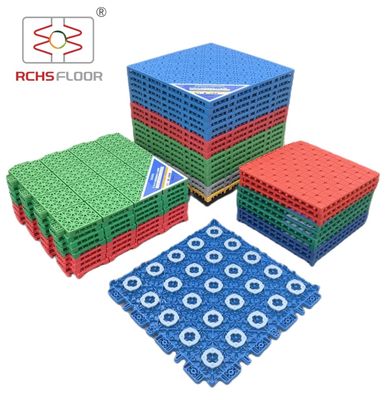 EU SVHC Environnement Carreaux de sport extérieur 1,8 cm Épaisseur 2,2 mm Déformation verticale