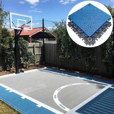 Pp Modulaire Interlocking Pickleball Cour de sport Carreaux de plancher 3x3 Plancher de cour de basket-ball