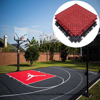 Carreaux de plancher de sport en PVC en plastique en Pp
