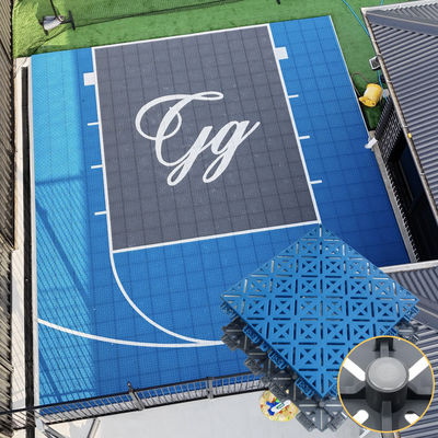 Système de basket-ball de la FIBA Carreaux de plancher de sport 3x3 à l'extérieur à l'intérieur