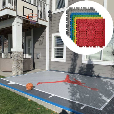 Carreaux de plancher de demi-court pour le terrain de basket-ball