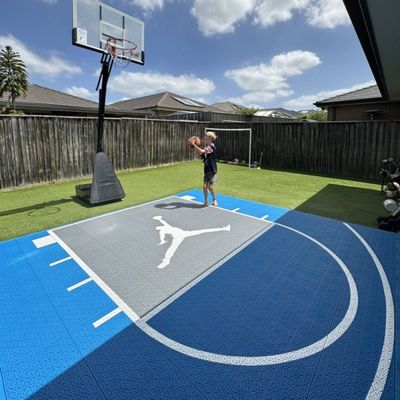 Toutes les conditions météorologiques Pp Modulaire Cour de basket-ball extérieur Plancher Facile à installer
