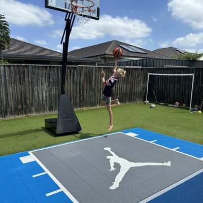 Sports en plein air caoutchouc PVC RCHS Cour de basket-ball Plancher en bois Sports