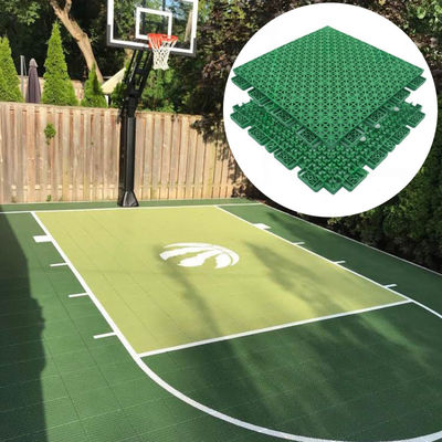 PP Fiba Cour de tennis de basket-ball extérieur 3x3 Carreaux de sol enroulés étanches