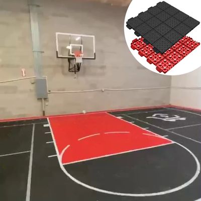 Carreaux de sport en polypropylène enroulés étanches à l'eau, antidérapants, salle de sport, terrain de jeux, piscine de jardin