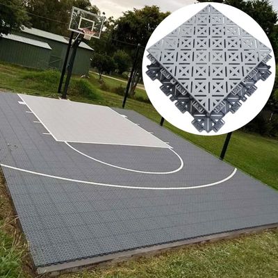 Dalles de sport emboîtables en PP pour terrain de basket-ball et multi-usages