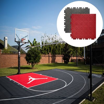 Dalles de sport emboîtables personnalisées en PP pour terrains de basket-ball et de badminton